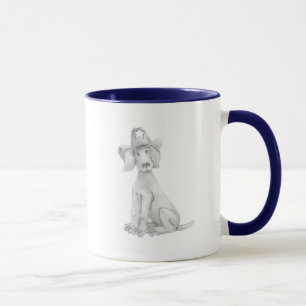 Mug Weimaraner texan