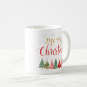Mug Welcome Christmas Merry Christmas Trees & Gnome (Devant droit)