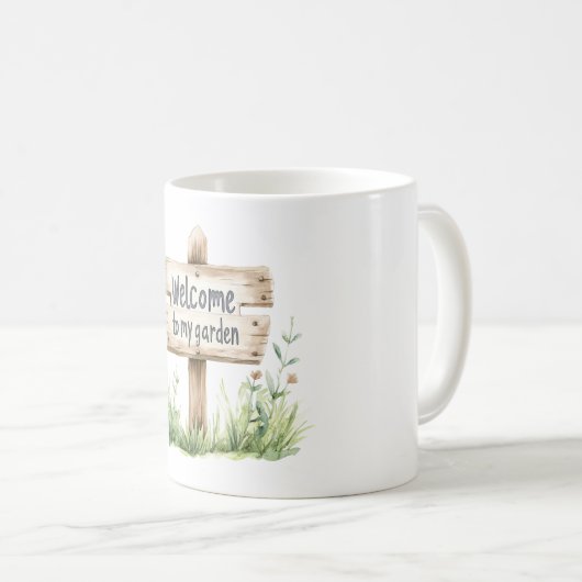 Mug Welcome Garden (Devant droit)