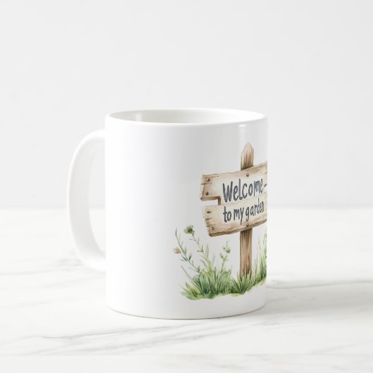 Mug Welcome Garden (Devant gauche)
