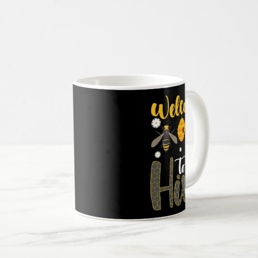 Mug Welcome To The Hive Bee Teacher Back To School  (Devant droit)