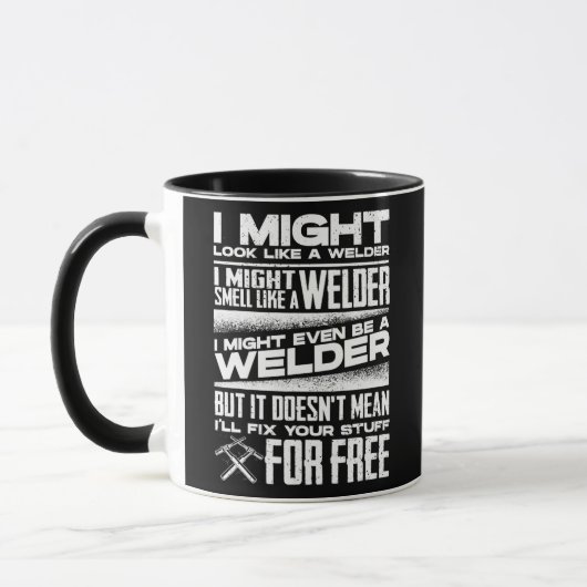 Mug Welding Welder Metalworker (Gauche)