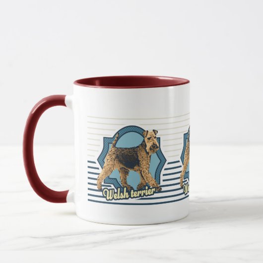 Mug Welsh terrier (Gauche)