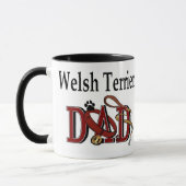 Mug Welsh Terrier Papa Cadeaux (Gauche)