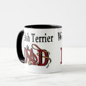 Mug Welsh Terrier Papa Cadeaux (Devant gauche)