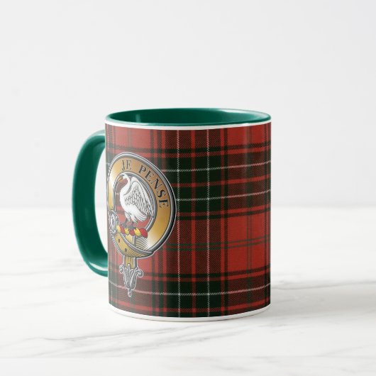 Mug Wemyss Tartan & Badge (Devant gauche)