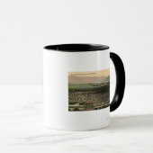 Mug Wenatchee, Washington Vue aérienne d'un verger (Devant droit)