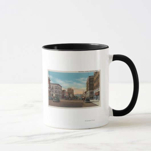 Mug Wenatchee, WAView de Wenatchee Ave. (Droite)