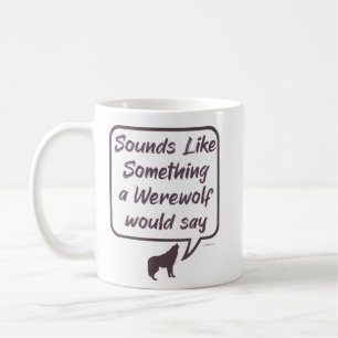 Mug Werewolf Funny Party Jeu Accusé de dire