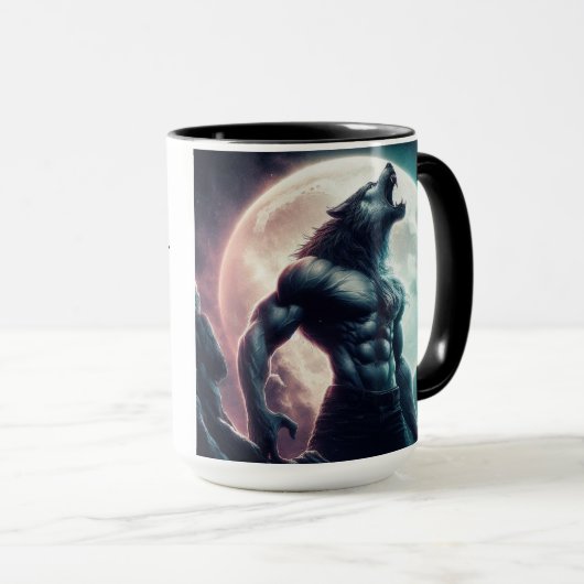 Mug Werewolf Romance Reader Ajouter un nom Cadeau Coff (Devant droit)