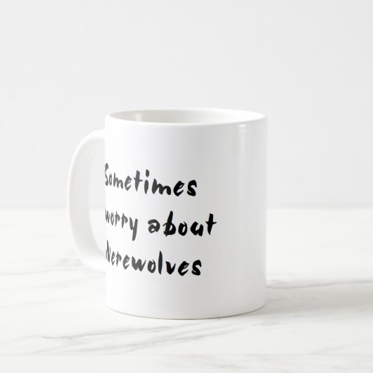 Mug werewolf s'inquiète de (Devant gauche)