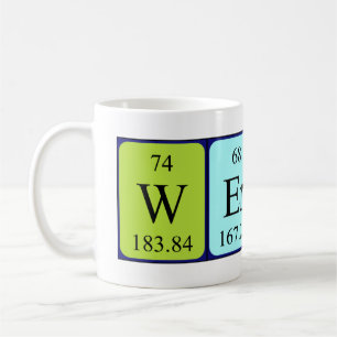 Mug Werner nom de table périodique