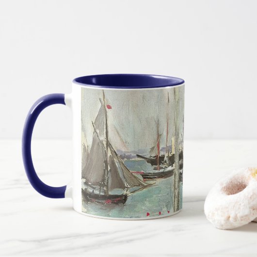 Mug West Cowes, île de Wight par Berthe Morisot (Avec donut)