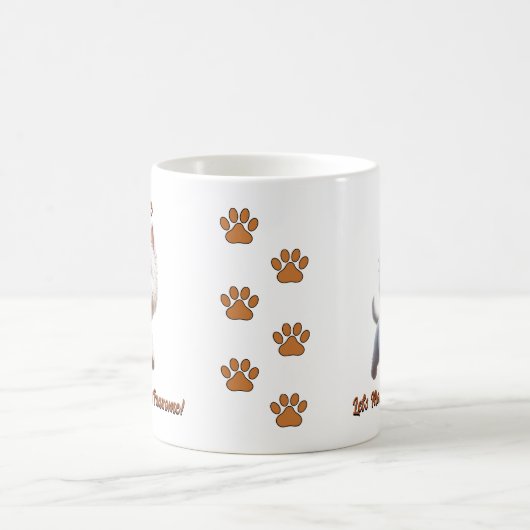 Mug West Highland Terrier, Ajouter le nom du chien, mo (Centre)