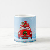 Mug West Highland White Terrier Chien avec le Père Noë (Centre)