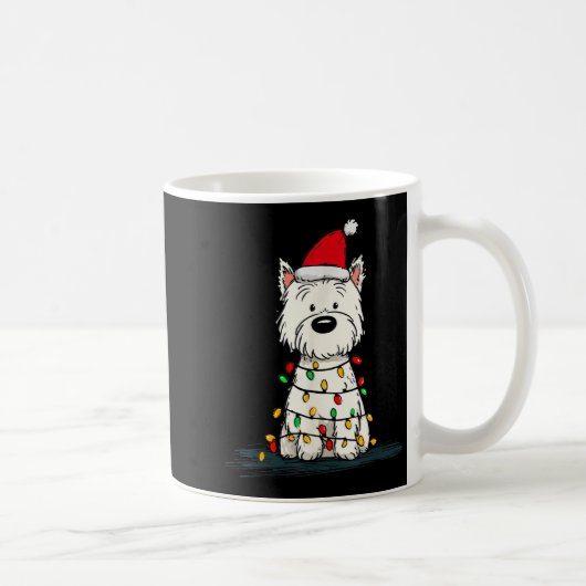 Mug West Highland White Terrier Christmas Graphics Dog (Droite)