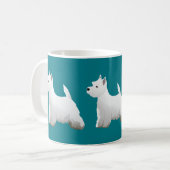 Mug West Highland White Terrier Conception de base de  (Devant gauche)