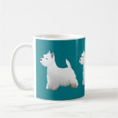 Mug West Highland White Terrier Conception de base de  (Gauche)