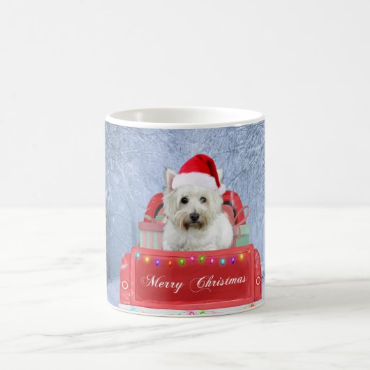 Mug West Highland White Terrier Dog dans un camion de (Centre)