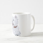 Mug West Highland White Terrier joyeux (Devant droit)