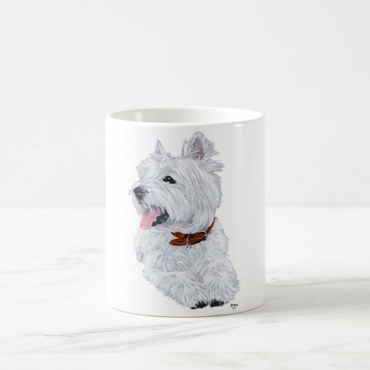 Mug West Highland White Terrier joyeux (Centre)