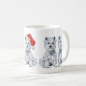 Mug West Highland White Terrier Santa Claus (Devant droit)