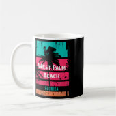 Mug West Palm Beach Souvenir - Florida Reminder (Gauche)