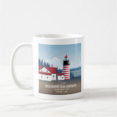 Mug West Quoddy Head Lighthouse (Gauche)