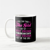 Mug West Virginia Girl Can't Take Out The West Virgini (Gauche)