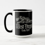Mug WEST VIRGINIA moins que rien (Gauche)