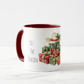 Mug Western Cowboy Casquettes cadeaux de Noël Y'all (Devant gauche)