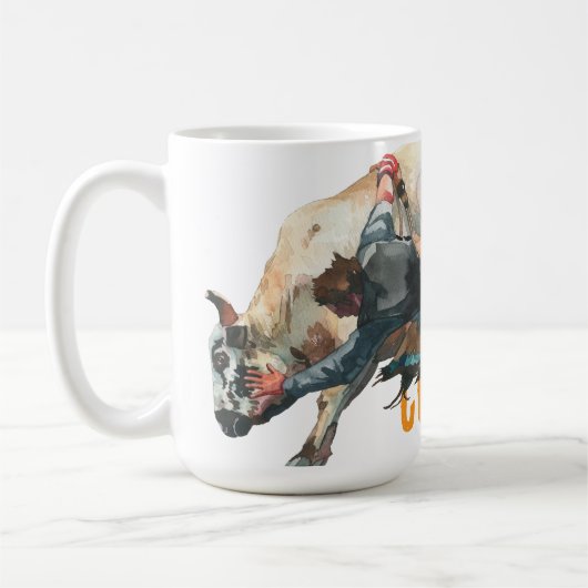 Mug Western Cowboy Rodeo Bull (Gauche)