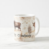 Mug Western Farm Animal Highland Cow (Devant droit)