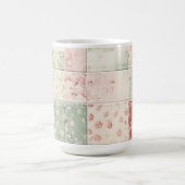 Mug Western Farm Mint Pink Floral Quilt Patterns (Centre)