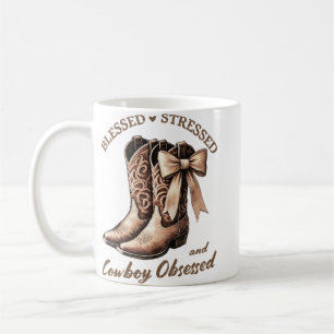 Mug Western Graphic - Cowboy Obsédé Tri-Blend Chemise