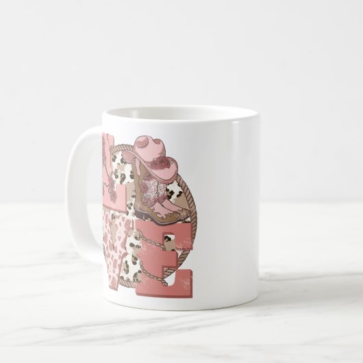 Mug Western Pays Saint Valentin Amour (Devant gauche)