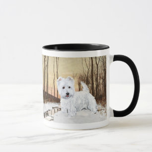 Mug Westie au crépuscule