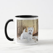 Mug Westie au crépuscule (Gauche)