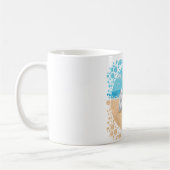 Mug Westie avec des terriers Cairn à la plage (Gauche)
