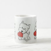 Mug Westie avec le coeur (Centre)