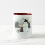 Mug Westie & Scottie Construire un Snowman<br><div class="desc">Oui,  ils l'ont construit eux-mêmes ! ! Ce Westie et Scottie passent une bonne journée d'hiver ensemble ! Avez-vous un Westie et Scottie,  nous le faisons ! Ces designs sont créés à partir de mon oeuvre originale et disponibles sur les vêtements,  la nouveauté et les cadeaux! Profite ! !</div>