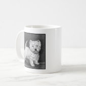 Mug Westie Terrier Art par Glenda S. Harlan (Devant gauche)