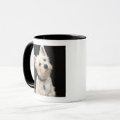 Mug Westie (terrier des montagnes occidental) avec le (Devant gauche)