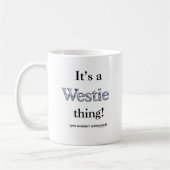 Mug Westie Thing (Gauche)