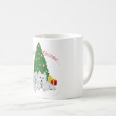 Mug Westies au pied de l'arbre de Noël (Devant droit)