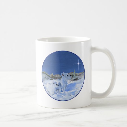 Mug Westies dans la Neige (Droite)