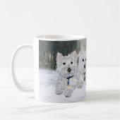 Mug Westies en hiver (Gauche)
