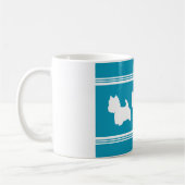 Mug Westies turquoise (Gauche)