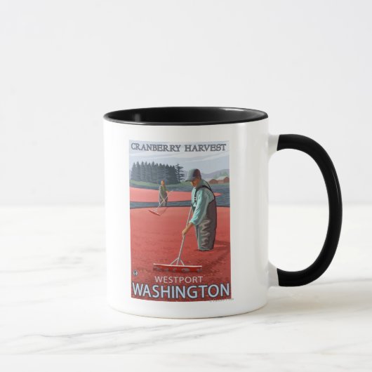 Mug Westport, Washington Cranberry Bog Harvest (Droite)