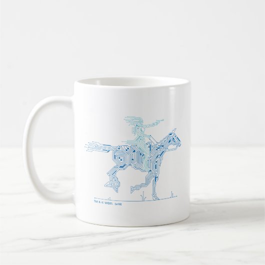 Mug Westworld | Dolores Riding Horse Circuit Graphique (Gauche)